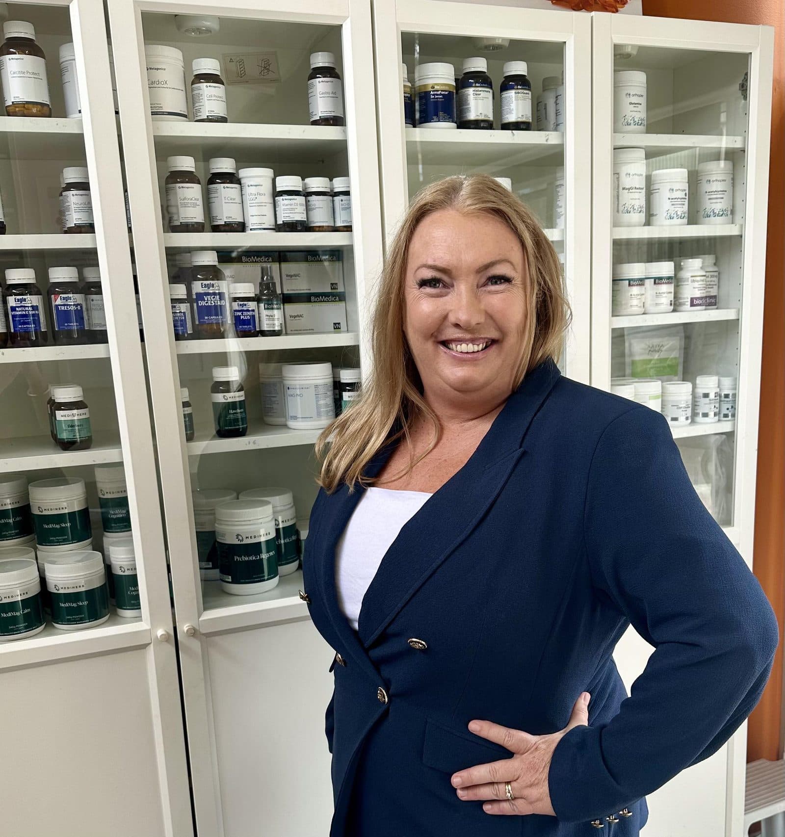 Keonie Moore in the ReMed dispensary